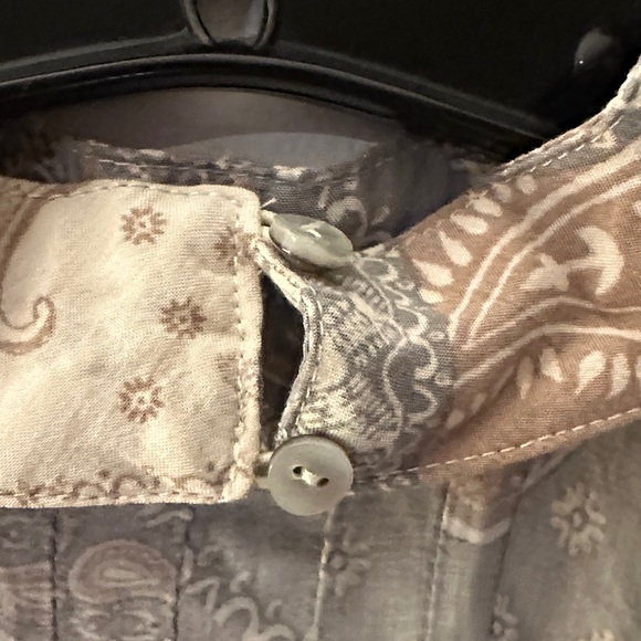 Free People Backless Dress - Gray and Tan - Preloved - Picture 5 of 6